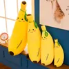 Dorimytrader Großes weiches Simulationsfrucht-Bananen-Plüschkissen, gefülltes Cartoon-Gelb-Bananen-Spielzeugkissen, Geschenk für Kinder, 80 cm 31 Zoll9252077