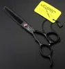 Left hand JASON HD-26 black 5.5 inch/ 6.0 inch hair cutting/thinning scissors,17.5cm hair scissors free shipping