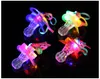 Novelty Lighting Light Up Pacifier Nipple Whistle Necklace Colorful Flash Led Stag Hen Party Concert Sports Cheering Glow Props su3742502