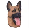 Scary Wolf Dog Latex Mask Andningsbar Novelty Full Face Head Mask Halloween Masquerade Mask Fancy Dress Festival Party Decoration