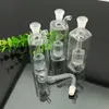 Kare Tüp Mini Cam Su Şişesi Cam Bong Su Boru Bongs Borular Sigara Aksesuarlar Kaseler