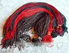 6pcs Hand Knotted Chinese Style Rope Necklace for Jade Black Red Brown Rope Cord String Necklace Adjustable 65cm Long