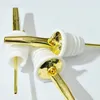 Schenkerfles Caps Liquor Wine Spirit Gold Color Rvs Free Flow Mixer Giet Tuit Stopper