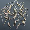 1000pcs / lot DIY Earring delar Örhängen Clasps Hooks Findings Komponent DIY Smycken Tillbehör Legering Hook Ear Wire Smycken Partihandel