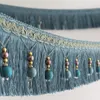 Design-2 12 mètres gland perle pendentif suspendu dentelle ruban d'habillage pour rideaux de fenêtre fête de mariage décorer vêtements couture bricolage