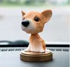 Decorations Balight Car Ornament Shaking toy Nodding Dog Car Styling Cute Bobblehead Doll Shakes Head For Car Interior Decoration