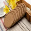 Classic Round Plain Cork Coasters Drink Wine Mats Cork Mat Drink Juice Pad for Wedding Party Gift Favor4232328