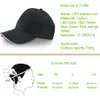 LED Beyzbol Kapaklar Pamuk Siyah Shining LED Işık Top Kapaklar Glow Karanlık Ayarlanabilir Snapback Şapkalar Aydınlık Parti Şapkaları