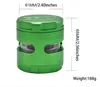 New 61MM five layer smog mill aluminum alloy grinder three layer fume grinder