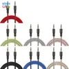 3.5mm jack aux Cable for iPhone 6 Samsung mp3 3.5 mm Car Audio Cable wire Colorful Nylon Headphone AUX Cord 1M 200pcs/lot