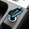 BT66 Bluetooth FM Transmitter Hands Free FM Radio Adapter Receiver Car Kit Dual USB Car Charger Support SD Card USB Flash For Iphone