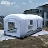 La più nuova mini cabina di spruzzo gonfiabile portatile stazione di lavoro mobile tenda per verniciatura auto per la vendita e il noleggio Made in China