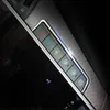 Dashboad frontal console de ar condicionado botão botão interruptor adesivo decorativo guarnição capa para Infiniti Q50 QX50 Acessórios Interiores