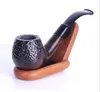 Marteau sculpté pipe en bois vogue et portable détachable ancien