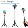 Bluetooth Uzaktan Monopod ile 70 CM Özçekim Sopa S9 S8 Uzatılabilir Tripod iphone XS için Max X Samsung Huawei