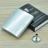 7oz Stainless Steel Hip Flask with Funnel Portable Whisky Stoup Wine Pot Alcohol Bottles for Men Wholesale