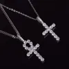 Nytt Ankh Kors Halsband Hängsmycke En uppsättning Bling Cubic Zircon Män / Kvinnor Hip Hop Smycken med kedja för gåva