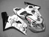 7gifts faring kit for SUZUKI GSXR600 GSXR750 04 05 K4 aftermarket GSX-R600/750 2004 2005 black white fairings set WE43