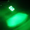 10000pcs/lot Water Clear red green yellow 5mm white color led lamp diodes 3X5X7 square head transparent 6500k
