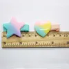 beautiful acrylic hair clips gradient fivepont starheart shape glitter sky barrettes hairpins hair ornament for girls6475202