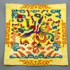 テーブルプレートボウルマットヴィンテージの伝統的な滑り遮断絶縁パッドのための正方形の刺繍フェニックスの中国のプラセマット26 x 26 cm