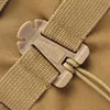 200 pc's/perceel elastische string clip molle bevestiging klem klem clip geld clip-on buckle outdoor camping reizen