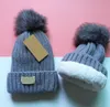 2018 Unisex Sonbahar Kış Peluş Örgü Erkek Marka Şapkaları Sıradan Klasik Kafatası Kapakları Kayak Gorros Hip Hop Kadın Bonnet Beanies Whole238r