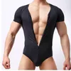 Aismz Slim Fitness Uomo Sospensorio Body Body Shaper Bodybuilding Tuta Pagliaccetto Corsetto Modale Boxer Dimagrante Biancheria Intima