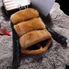 Hurtownie-kobiety Kurtki Kamizelka Moda Jesień Płaszcz Zimowy Ciepła Kobieta Faux Fox Fur Kamizelka Wysokiej jakości Slim Kurtka Odzieżowa Czarny Szary