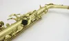 SUZUKI Eb Tune Alto Saxophone Antique Bronze Brushed Silver Plated High Quality Brass Sax Professional Music Instrument With Accessories