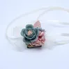 Wholesale wedding supplies bride wrist flower Korean wedding simulation brooch fabric bridesmaid sister hand flower