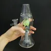 Forme de lampe à lave Bong Bangs d'eau en verre lisse 14mm Conduites d'eau communes Petite plate-forme pétrolière Lampe à lave Dab Rigs Heady Glass Bubbler XL-LX3