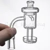 Terp Vacuum Smoking Accessories Quartz Banger Nail with Carb Cap Domeless 10mm 14mm 18mm Domeless For Glass Bongs