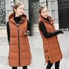 Frauen Westen Kuyomens Frauen Winter Weste Weste Schöne Mode Design Lange Weibliche Baumwolle Warm Sleeveless Jacke Mantel