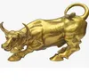 Big Wall Street Bronze Fierce Bull OX Statue Dekoration Bronze Factory Outlets2628994