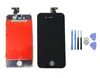 IPhone 4 için Çerçeve ile Ekran + onarım aracı set değiştirme iPhone 4 için 4 S LCD CDMA GSM iPhone 4 Ekran Digitizer Meclisi Ekran