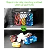 Car Trunk Storage Mesh Bag Back Rear Elastic Pocket Organizer Magic Tape Sticking Styling Luggage Holder Pocket Sticker7224025