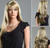 popular Sexy long blonde mix natural health Hair wig Wigs for women