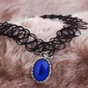 2020 New Design Fashionable Womens Mood Pendant Choker Necklace Luxury Color Change Oval Glass Necklace for Sale