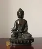 8 "Velho Tibet Tibetano Budista Medicina buda estátua de bronze