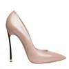 40 Farben Damen Pumps sexy Designerschuhe große Größe 33 34 bis 40 41 42 43 elegante Fliege Echtleder High Heels Nude Pink