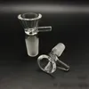 Askfångare av glas 14 mm 18 mm 4,5 tum Mini Glas Bong Askfångare Tjock Pyrex Klar Bubbler Askfångare med gratis glasskål