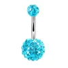 Trendy Navel Piercing Schmuck Sexy Kristall Disco 316L Edelstahl Bauchnabel Ringe Körperschmuck Piercing Ombligo2566609