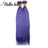Bundle Royal Blue Human Hair Straight Hair 3 Bundles Remy Virgin Thick Weft Quality 11A BellaHair