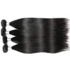 12A cheveux crus droits 4 paquets brésiliens péruviens malaisiens indiens extensions de cheveux 9237335