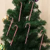 Árvore de Natal decorativa pingente de doces decorações de Natal para casa novo enfeites de natal 3 cores