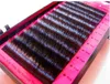 Toptan-10 kutu Kirpik uzatma 0.15J / B / C / D (8-16MM) süper yumuşak siyah kıvırmak türü yapay kirpik Sahte Yanlış Göz Kirpik Kirpikler