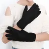 Спорт на открытом воздухе высококачественные женщины модные красивые кожаные перчатки шерстяные перчатки 100% чистые шерстяные меховые перчатки260R