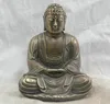 Statua di bronzo in ottone fatta a mano della cultura popolare cinese Scultura del Buddha Sakyamuni