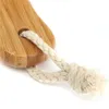 40cm Round Shape Bristle Long Handle Wooden Bath Shower Body Back Brush Spa Scrubber Soap Cleaner Exfoliating Bathroom Tools